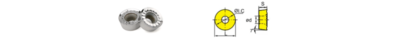 RCGT Aluminum Inserts - Aluminum Milling Inserts - 1