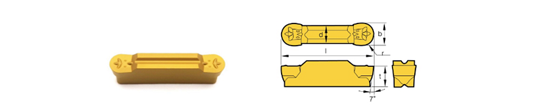 MRMN Carbide Grooving Inserts - Grooving Insert - 2