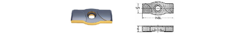 Corodrill 800-06A / 07A/ 08A / 10A / 12A - Deep Hole Drilling Inserts - 2