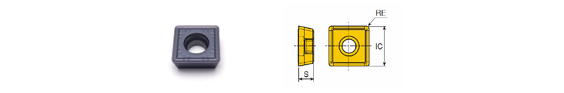 SPMG U Drill Inserts - Shallow Hole Drilling Inserts - 2