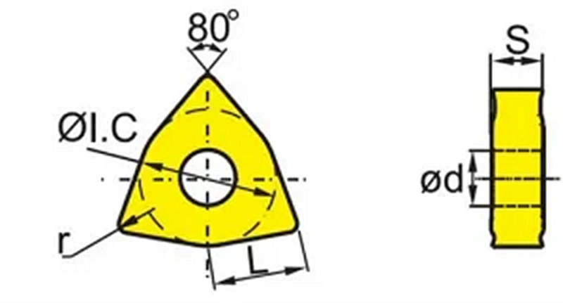 WNMG Aluminum Inserts - Aluminum Inserts - 1