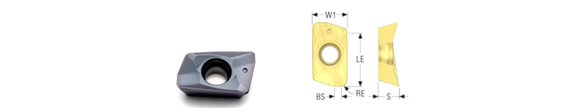 XOMX Milling Inserts - Milling Indexable Inserts - 1