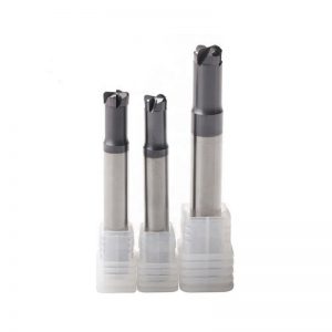 CNC Miiling Tools High Feed Carbide End Mills For R Slotting Machining