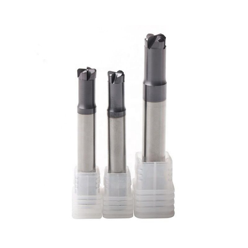 CNC Miiling Tools High Feed Carbide End Mills For R Slotting Machining