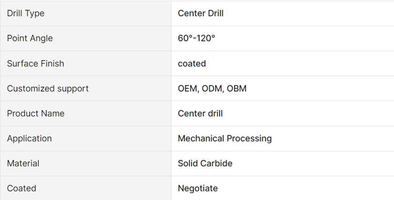 Solid Carbide Drill CNC Mechanical Processing Center Drill - Carbide Drill - 1